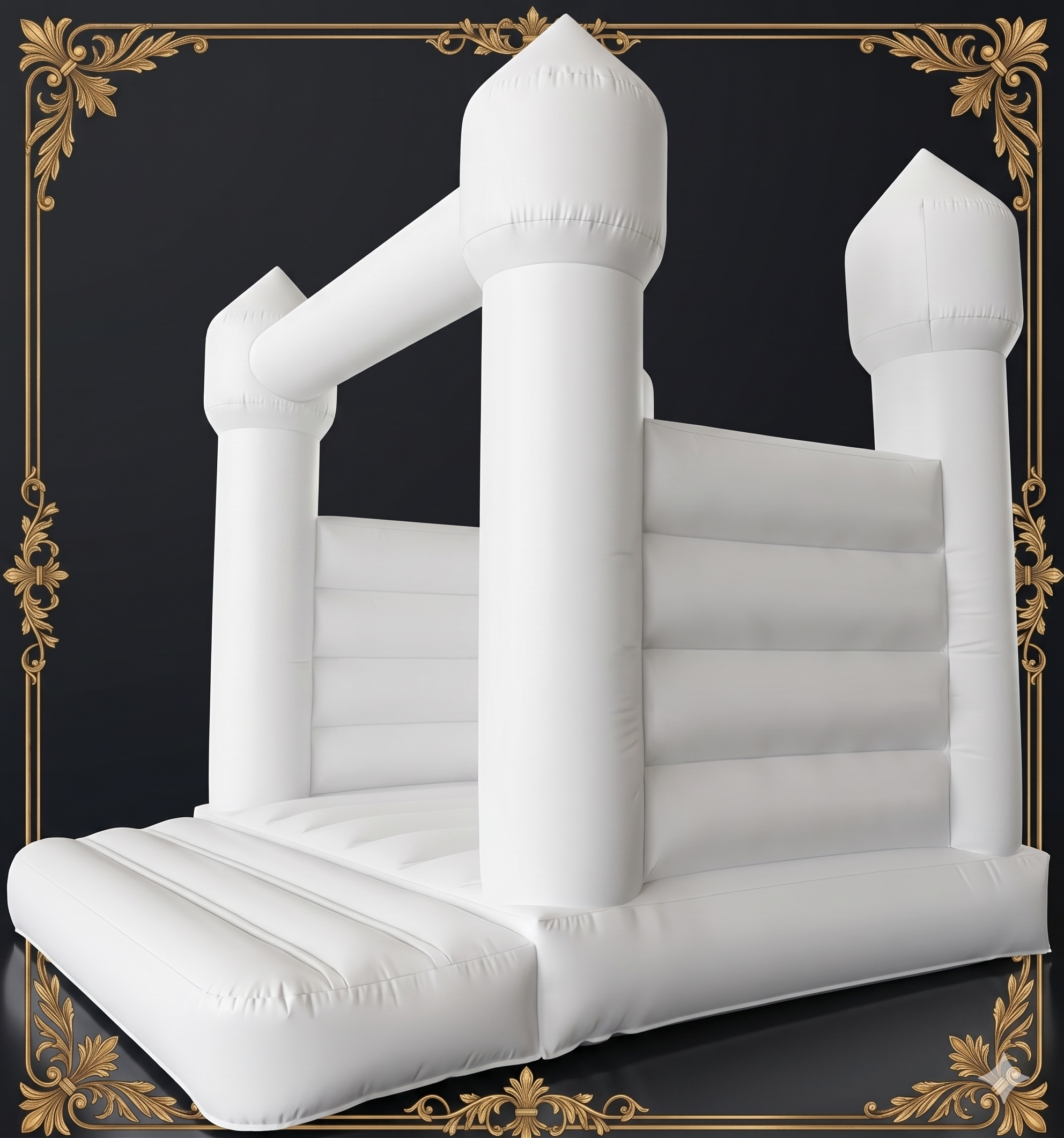 Castel Gonflabil Alb Premium
