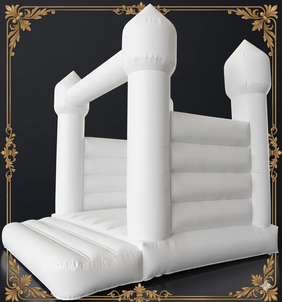 Castel Gonflabil Alb Premium